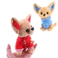 thumbnail image 2 of Shinycome Stuffed Dog for Doll Plush Animal Toys Cartoon Plush Chihuahua Toy Xmas Gift, 2 of 14