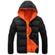 thumbnail image 5 of Ceisia Men Solid Color Hooded Cardigan Jacket Warm Casual Long Sleeve Pocket Parka Gift, 5 of 5