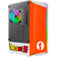 thumbnail image 1 of Gabinete Gamer XTREME PC GAMING Dragon Ball Edition CXTDBBIOG Media Torre ATX/Micro ATX/ITX Fan 1x120mm Cristal Templado RGB Naranja naranja, 1 of 6