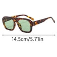 thumbnail image 2 of Lunettes de Soleil Mode Rétro Carrées Dégradées pour Voyage en Plein Air et Cyclisme, 2 of 3