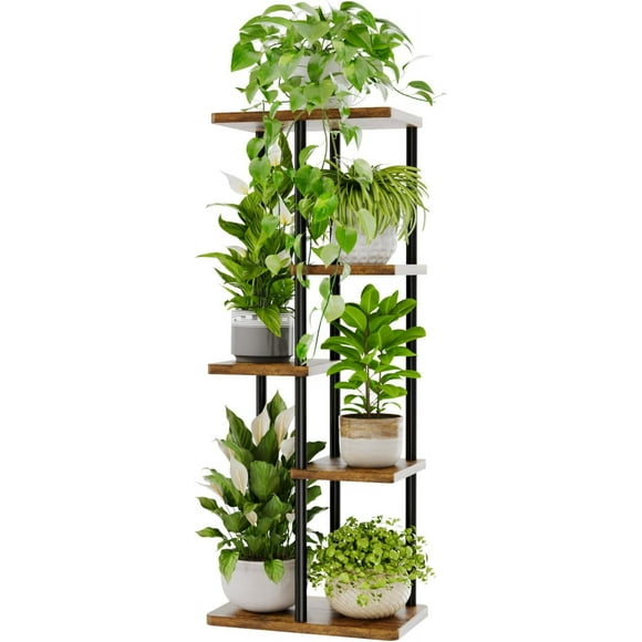 Small Plant Stand Indoor Metal Plant Shelf Plant Holder Potted for Multiple Plants Corner Plant Table for Patio Garden Balcony Living Room