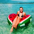 thumbnail image 2 of Rooxin Watermelon Pool Floats for Adult Kids Inflatable Circle Swimming Ring Floating Seat Summer Beach Party Pool Toys, 2 of 5