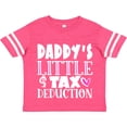 thumbnail image 3 of Inktastic Daddy's Little Tax Deduction Pink Hearts Boys or Girls Toddler T-Shirt, 3 of 5