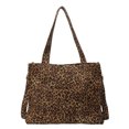 thumbnail image 3 of Bolso de hombro de lona grande con estampado de leopardo, de gran capacidad, grueso, para primavera y verano de 2024, nuevo, a la moda, 3 of 5