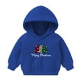 thumbnail image 2 of Edvintorg 2-7Years Toddler Christmas Outfit Sweatshirt Kids Boys Casual Kawaii Print Long Sleeve Hooded Sweatshirt Girls Christmas Gift Fall Winter Hoodies for Kids, 2 of 5