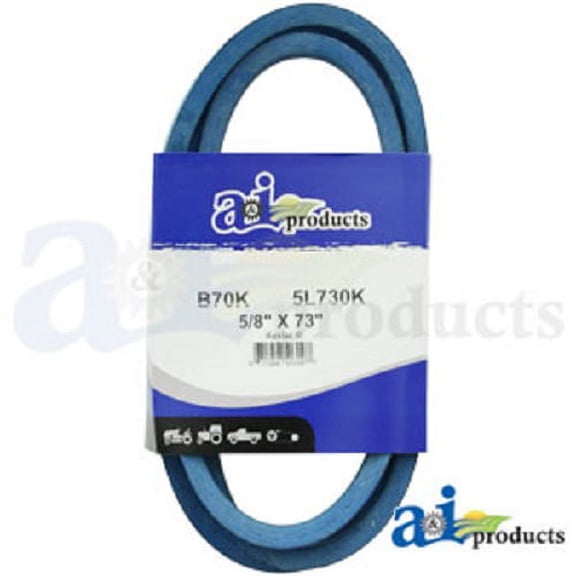 B70K B-SECTION MADE WITH KEVLAR (BLUE) V BELT - 5/8" X 73"