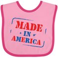 thumbnail image 3 of Inktastic Made in America Boys or Girls Baby Bib, 3 of 4