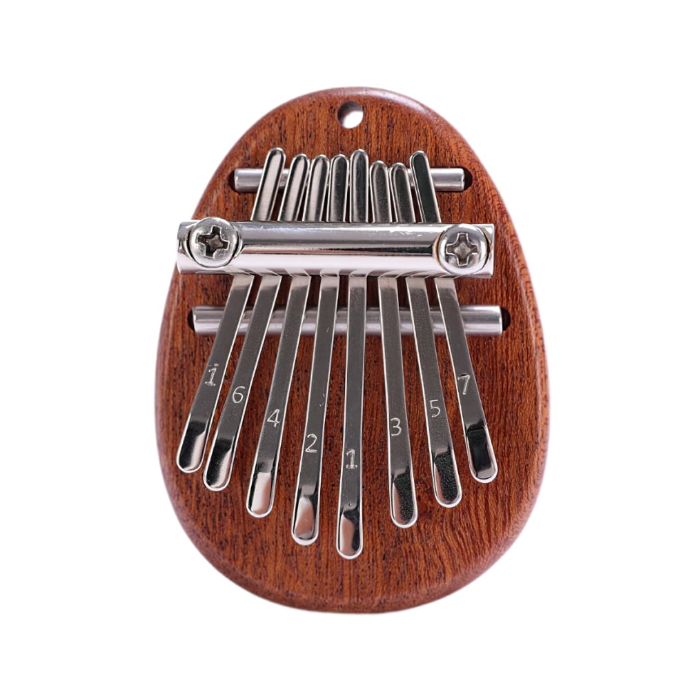 1PC 8 Key Mini Kalimba Exquisite Finger Thumb Piano Portable Finger Piano Musical Pendant Accessory