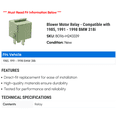thumbnail image 2 of Computer Control Relay - Compatible with 1997 - 2003 BMW 540i 1998 1999 2000 2001 2002, 2 of 2