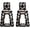 Black, variant on Bar Dangle Earrings Retro Geometric Crystal Rhinestone Sparkly Rectangle Drop Earrings, Style W5723
