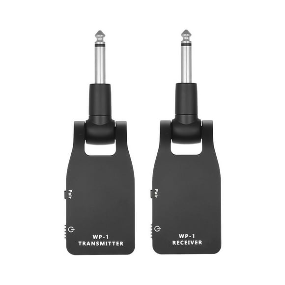 Muslady 2.4G Wireless Guitar System Transmitter & Receiver Built-in Rechargeable Lithium Battery 30M Transmission Range
