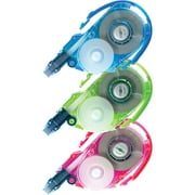 Tombow, TOM68662, Mono Correction Tape 3-pack Refill, 3 / Pack, Assorted,Blue,Green