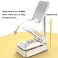 thumbnail image 3 of Maoww Foldable Mobile Phone Holder Stand Home Office Table Cell Phone Retractable Metal Bracket, 3 of 8
