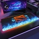 thumbnail image 3 of Alfombrillas de ratón 900x400 Dota2, alfombrilla de ratón LED para ordenador portátil XXL a la moda, alfombrilla de ratón RGB para juegos HD, alfombrilla grande XL para juegos de teclado de escritorio, 3 of 5