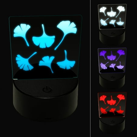 

Gingko Leaves LED Night Light Sign 3D Illusion Desk Nightstand Lamp