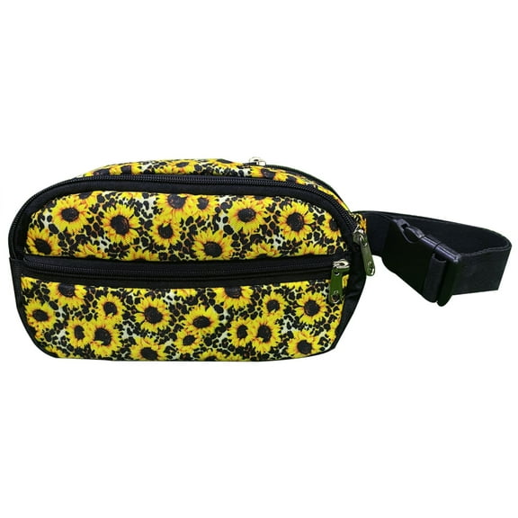 Showman Hip (Fanny) Pack w/ Sunflower & Cheetah Print