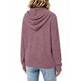 thumbnail image 2 of Airmenty Women's Zip Up Hoodie Lightweight Full Zip Sweatshirt Casual Fall Jacket with Pockets S-2XL, 2 of 6