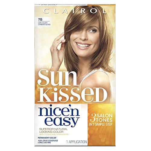 Clairol Nice 'n Easy Permanent Hair Color 7G 106G Natural Dark Golden Blonde 1 Kit Clairol Nice 'n Easy Permanent Hair Color 7G 106G Natural Dark Golden Blonde 1 Kit