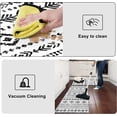thumbnail image 5 of Kitchen Mats 2PCS,Cushioned Anti Fatigue Boho Kitchen Rugs and Mats,Waterproof Kitchen Mats for Floor Non Slip,Comfort Foam Standing Desk Mat for Kitchen Sink,Office,Laundry,Black and White, 5 of 6