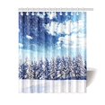 thumbnail image 1 of Cortina de Ducha ABPHQTO Paisaje Invernal con Árboles Cubiertos de Nieve 150x180 cm, 1 of 3