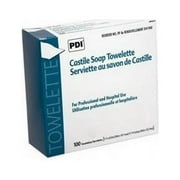 PDI Healthcare D41900 Castile Soap Towelette 2% Coconut Oil (Pack of 100)