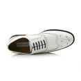 thumbnail image 6 of Ferro Aldo Arthur MFA139001C Mens Wingtip Oxford Spectator Dress Shoes, in White, Men's Size 8.5, 6 of 8