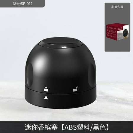 

Kelitong champagne stopper mini black sparkling stopper seal leak-proof champagne stopper set wholesale [Black ABS] Champagne Preservation Stopper