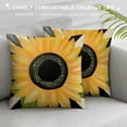 thumbnail image 3 of Summer Hello Decor Throw Pillow Covers , Spring Buffalo Plaid Honey Cushion Case Decor, Bee Sunflowers Home Farmhouse Decoration, 3 of 5