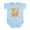 Sky Blue, variant on CafePress - Peppa Pig: Let's Play - Baby Light Bodysuit, Size Newborn - 24 Months
