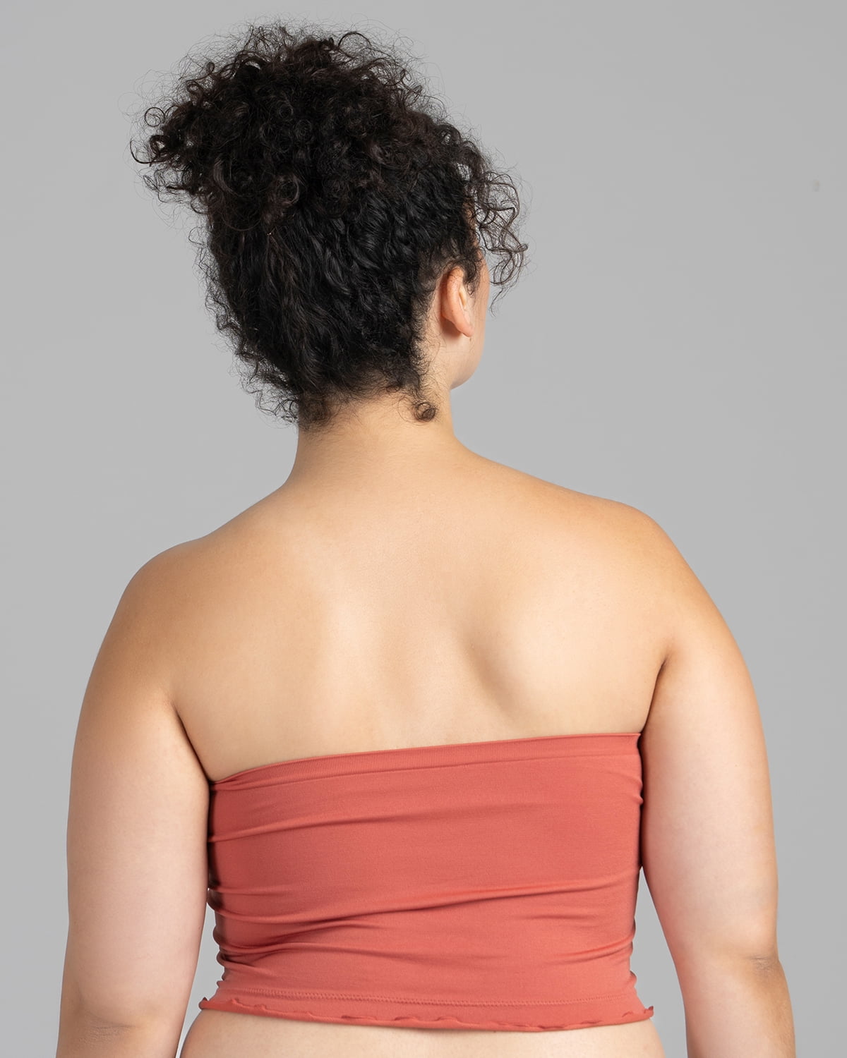 No Boundaries Women's Ruffle Bandeau, Sizes XS-3XL