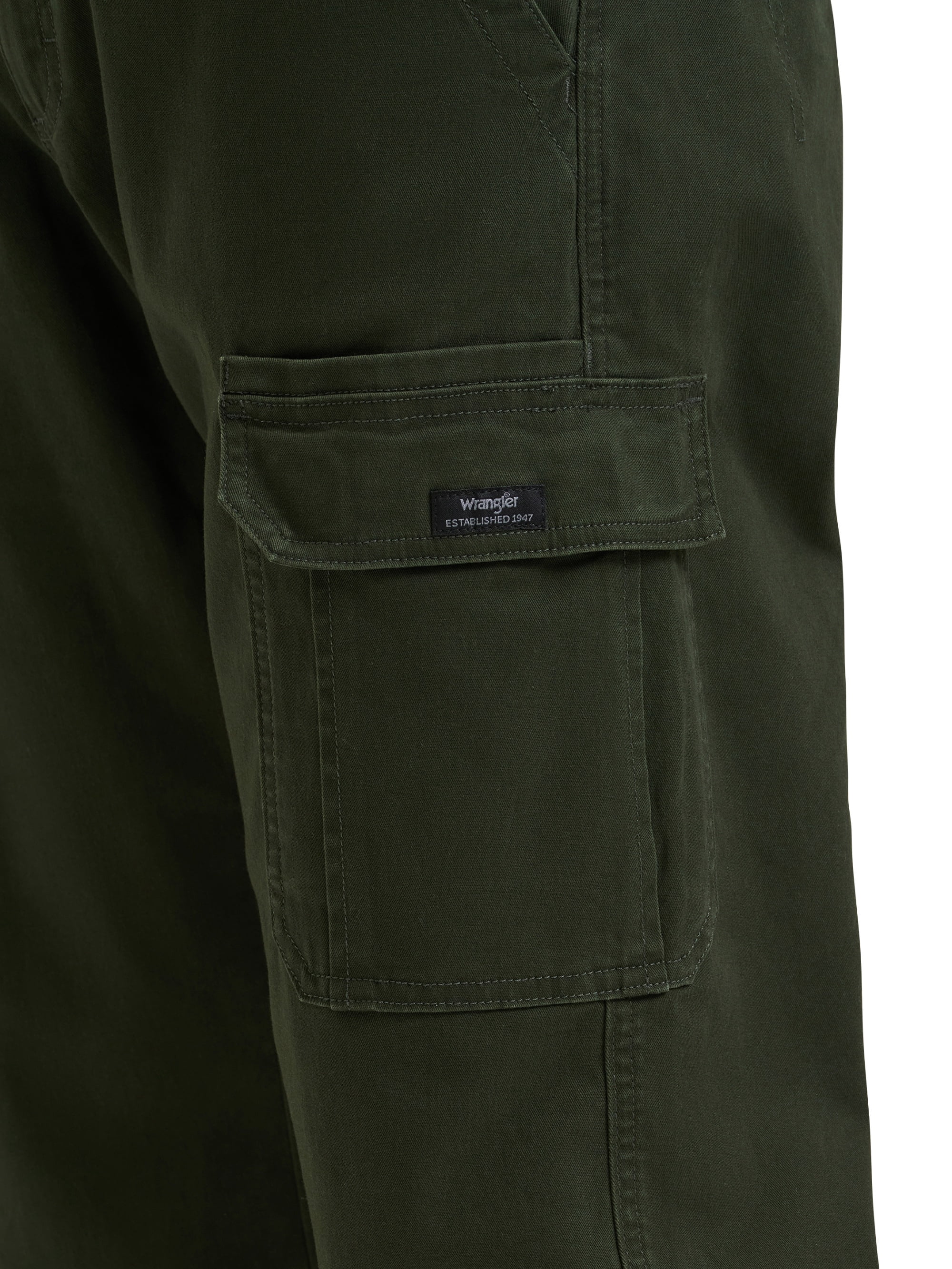 Wrangler Men's and Big Men's Relaxed Fit Cargo Pants With Stretch