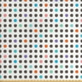 thumbnail image 1 of Abstract Fabric by the Yard, Contemporary and Colorful Pattern of Scribbled Round Blots on Plain Backdrop, Decorative Upholstery Fabric for Chairs & Home Accents, White Multicolor by Ambesonne, 1 of 4