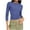 Navy, variant on 3/4 Sleeve Tops for Women Summer Slim Fit Cropped T-shirts Crew Neck Casual Plain Y2k Tshirts Base Tees (XL, Navy)