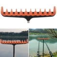 thumbnail image 3 of FLhrweasw Soporte para Caña Pescar Carpa Con 11 Agujeros Cabezal ABS Accesorio Pesca para Exteriores (naranja), 3 of 9