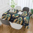 thumbnail image 2 of Yayeee Tablecloths 54" x 54" Rectangle Wrinkle Resistant Party Table Cover, Green Peacock Pattern, 2 of 8