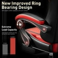 thumbnail image 4 of HLDIRECT Ergonomic High Back Gaming Chair with Pocket Spring Cushion, Game Chair with Footrest & Lumbar Massage, Gamer Chair, Computer Chair for Adults, Black & Red, 4 of 8