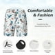 thumbnail image 3 of Balery Undersea Animals Bañador para hombre, shorts de playa de secado rápido con entrepierna y forro de compresión-3X-Large, 3 of 6
