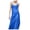Blue, variant on Vedolay Dress Women's High Neck Split Bodycon Evening Long Dress,Army Green XXL