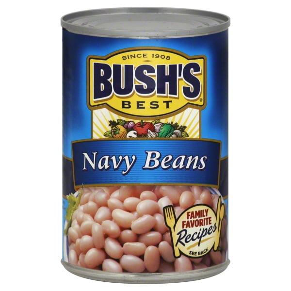 BUSH'S Navy Beans, 16 oz Canned Beans