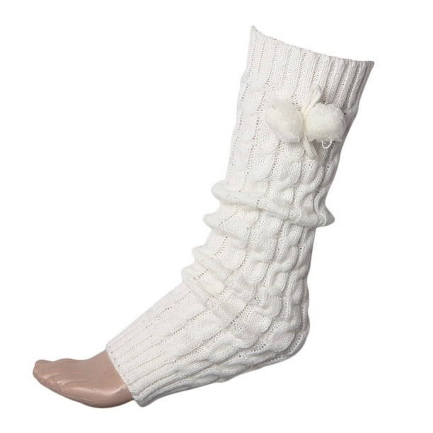 Calcetines para mujer, medias térmicas de color liso, calcetines con rizos de masa, medias de lana, calcetines para mujer