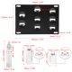 thumbnail image 2 of Coche Delantero Parachoques Remolque Gancho Soporte Licencia Placa Montaje Soporte Kit, 2 of 7