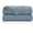 Stripe-dusty Blue, variant on Blue Throw Blanket for Couch, Soft Chunky Cable Knit Throw Blanket, Classic Fisherman's Rib Stitch Pattern Throw for Living Room, 50"X60"