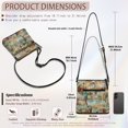 thumbnail image 7 of Eheartsgir Vintage Travel Print Ladies Crossbody Bag Purse Satchel, Waterproof Stylish Shoulder Bag Spacious for Everyday Dating, 7 of 7