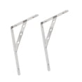 thumbnail image 4 of Soportes de Estante de Pared BLESIY 2 X de Acero Inoxidable Resistencia Soporte de Encimera de Libros L 10 Pulgadas, 4 of 7