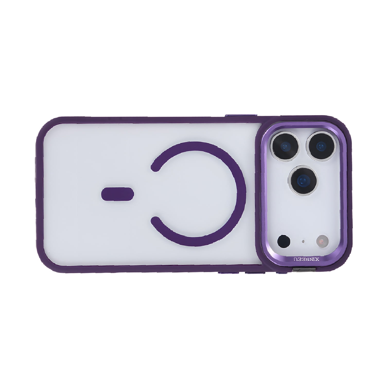 Magsafe Clear Camera Stand Case for iPhone 17 Pro - Purple