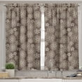 thumbnail image 2 of Ambesonne Beige Valance & Curtain, Floral Lace Pattern Retro, 55"x36", Multicolor, 2 of 6