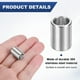 thumbnail image 2 of Uxcell 15PCS Espaciadores de Aluminio M7 7mm ID x 10mm OD x 14mm L Espaciador Metálico Redondo para Tornillos y Pernos, 2 of 6