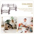 thumbnail image 4 of KONTONTY 20 Pcs Clôture Modèle PVC Design Miniature pour Accessoires de Décoration de Jardin, 4 of 8