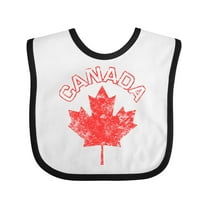 Inktastic Canada Maple Leaf Boys or Girls Baby Bib
