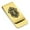 Gold, variant on Stainless Steel Alphabet Letter T initial Classic Slim Money Clip Credit Card Holder